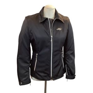 VTG Alpinestars Padded Motorcycle Racing Jacket Black